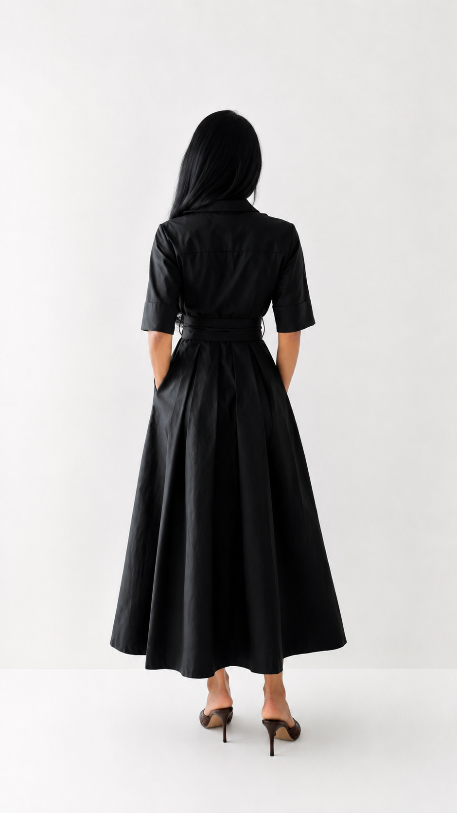 Robe chemise - Noir