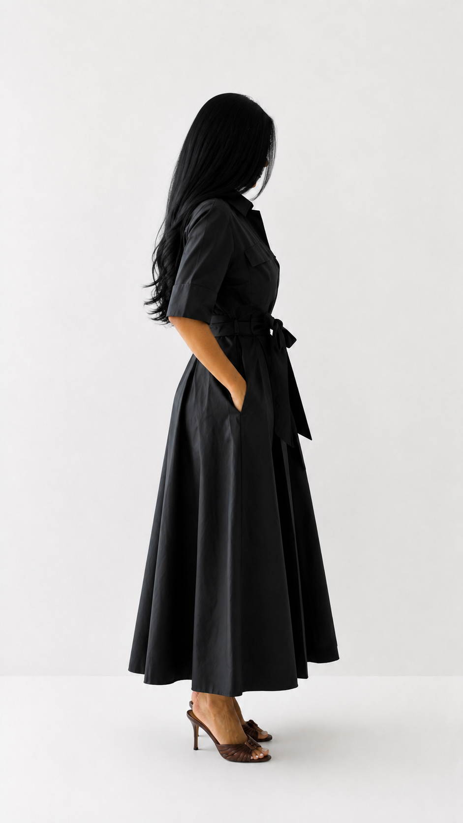 Robe chemise - Noir